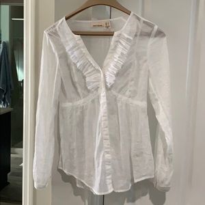 DKNY silver thread blouse